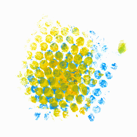 Abstract Gouache Dotsのイラスト素材