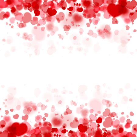 Red Valentines Day Backgroundのイラスト素材