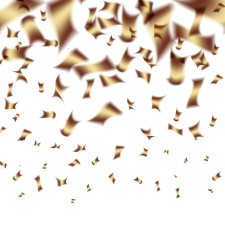 Golden Confettiのイラスト素材