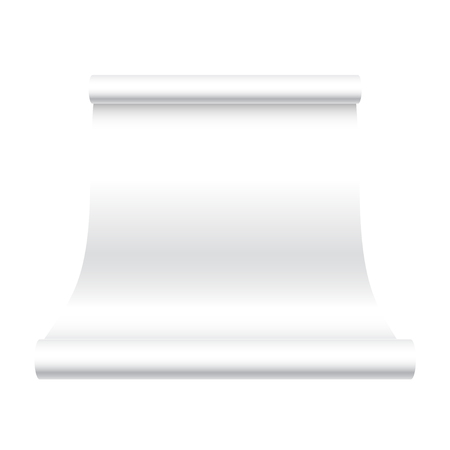 White Paper Scrollのイラスト素材