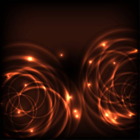 Glowing Circlesのイラスト素材
