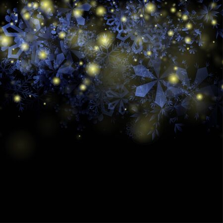 Dark Christmas Backgroundのイラスト素材