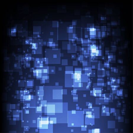 Background with Blue Squaresのイラスト素材