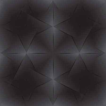 Black geometric seamless patternのイラスト素材