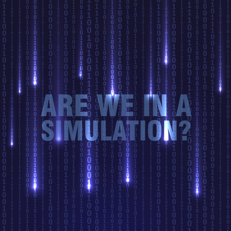 Matrix style backgroundのイラスト素材