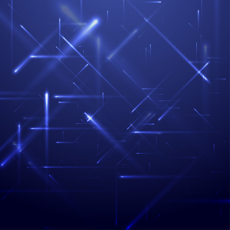 Blurred lights on a blue backgroundのイラスト素材
