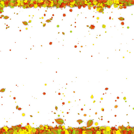 Autumn leaves backgroundのイラスト素材