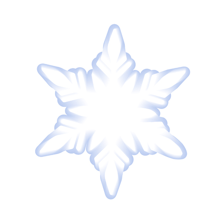 Soft Snowflakeのイラスト素材
