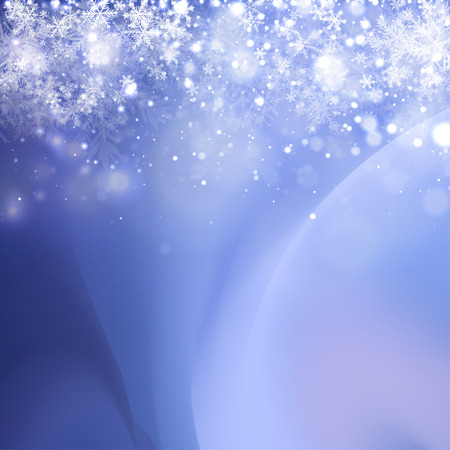Christmas Background with Snowflakesのイラスト素材