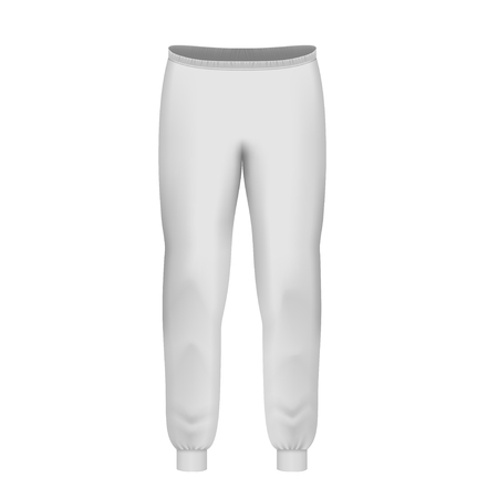 White Pants Frontのイラスト素材