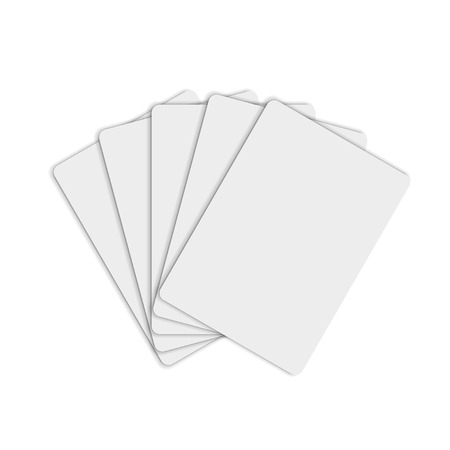 Paper Cards Mockupのイラスト素材