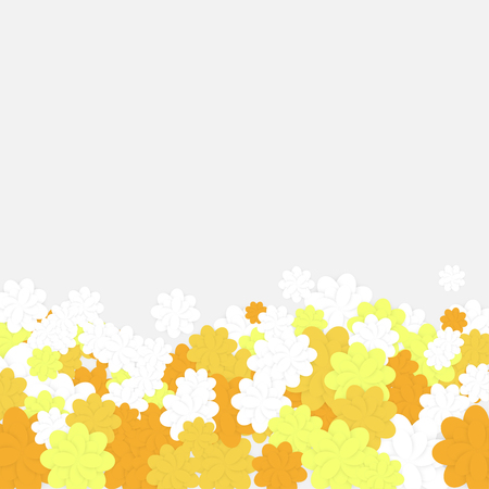 Background with Colorful Flowersのイラスト素材