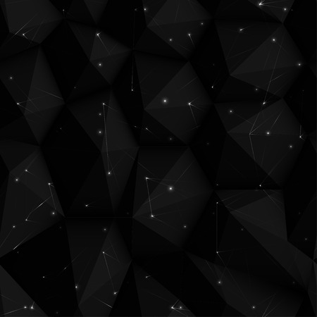 Black Geometric Backgroundのイラスト素材