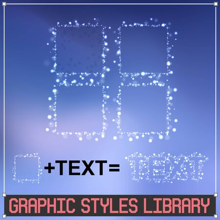 Vector Bokeh Graphic Stylesのイラスト素材