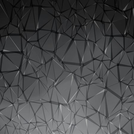 Black Polygonal Background Desing Templateのイラスト素材