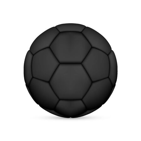 Black Soccer Ballのイラスト素材