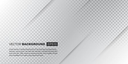 White Gray Gradient Elegant Shadows Background Templateのイラスト素材