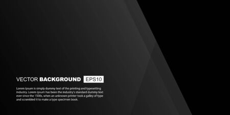 Black Minimalistic Background Composition with Shadows and Halftone Textureのイラスト素材