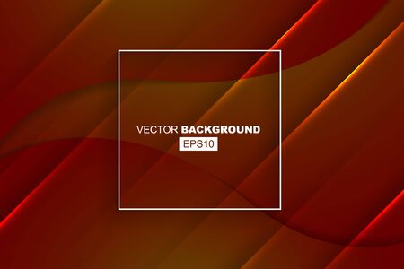 Red Geometric Modern Fluid Background Composition with Gradients, Shadows and Lightsのイラスト素材