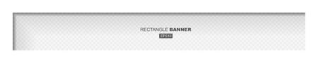 White Abstract Wide Banner Template with Flat Design Shadowのイラスト素材