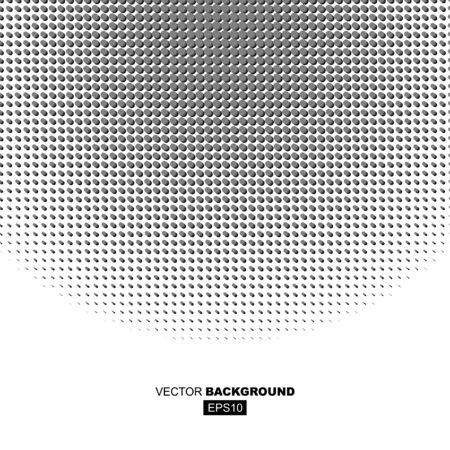 Abstract Retro 3d Halftone Gradient Background Element on White Backdropのイラスト素材