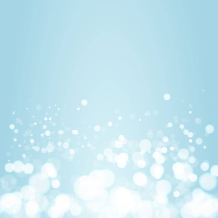 Blue Spring Bokehのイラスト素材