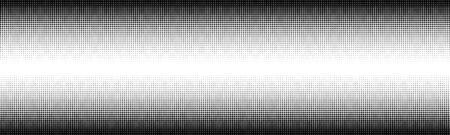 Wide Halftone Banner  Texture Silhouetteのイラスト素材
