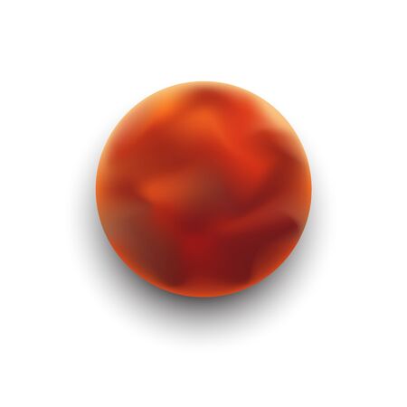 Red Gradient Mesh Circle designのイラスト素材