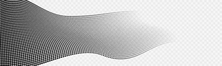 Black and White Halftone Textureのイラスト素材