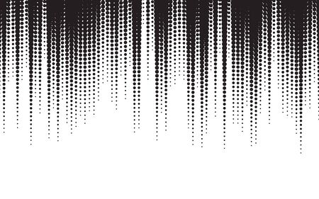 Black and White Halftone  Textureのイラスト素材