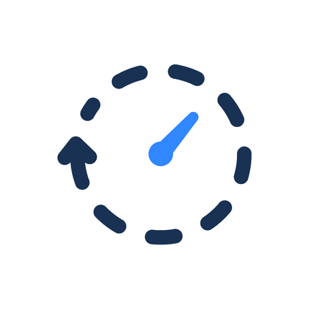 Attractive and Faithfully Designed Business Time Management Iconのイラスト素材