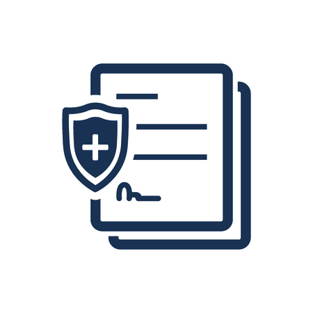 Attractive and Faithfully Designed Document Protection Iconのイラスト素材