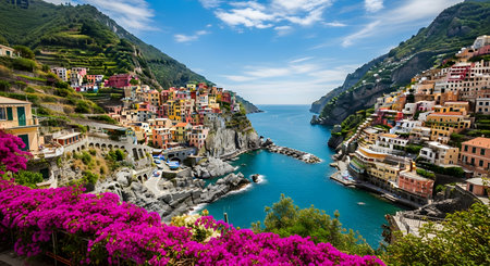 Manarola, Cinque Terre, Liguria, Italyの素材
