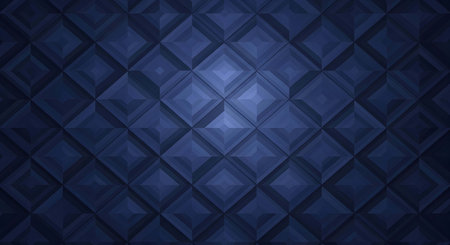 Dark blue polygonal background. Geometric pattern. Vector illustrationの素材