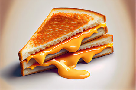 Grilled Cheese food Ai generativeの素材