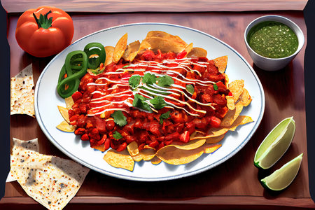 Fresh Mexican Chorizo food Ai generativeの素材