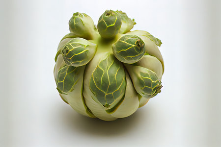 Fresh One natural Brussels Sprouts Ai generativeの素材