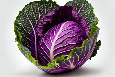 Healthy One natural Purple Cabbage Ai generativeの素材