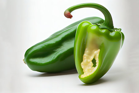 Healthy One natural Anaheim Peppers Ai generativeの素材