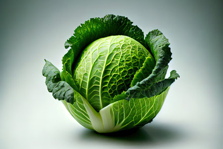Natural One natural Green Cabbage Ai generativeの素材