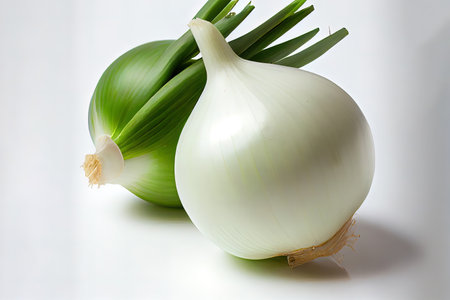 Wonderful One natural Green Onions Ai generativeの素材