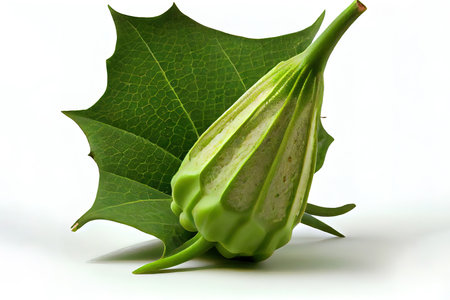 Fresh One natural Okra Ai generativeの素材