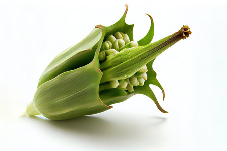 Fresh One natural Okra Ai generativeの素材