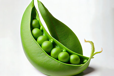 Delicious One natural Snap Sugar Peas Ai generativeの素材