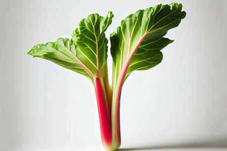 Fresh One natural Rhubarb Ai generativeの素材