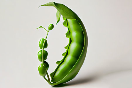 Nutritious One natural Snap Sugar Peas Ai generativeの素材