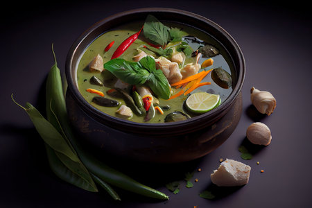 Thai Kaeng Khiao Wan Ai generativeの素材