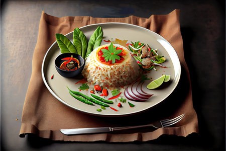 Thai Pla Plao food Ai generativeの素材