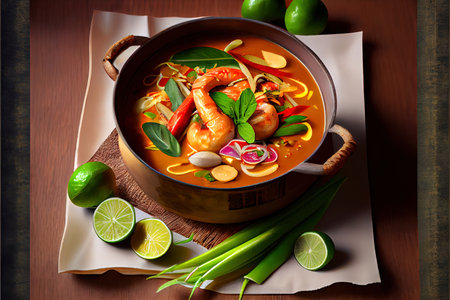 Thai Kaeng Som food Ai generativeの素材