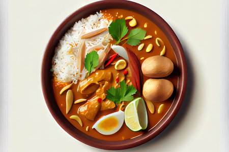 Thai Massaman Curry food Ai generativeの素材
